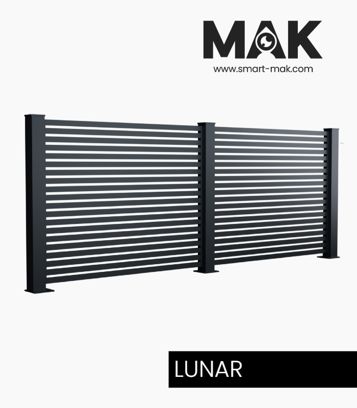 Aluminium Lamellenzaun LUNAR