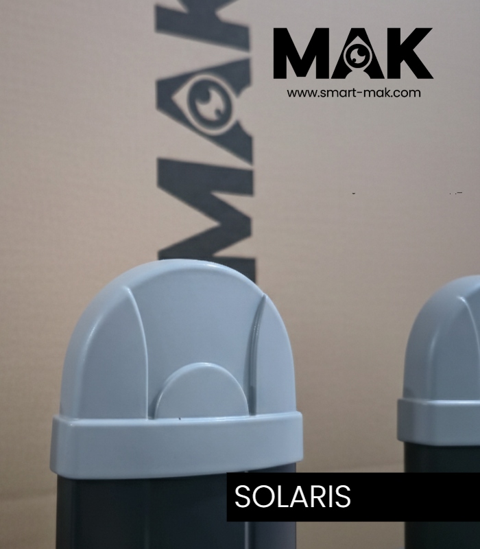 Aluminium Latten Modell SOLARIS mit Aluminium Abdeckkappen