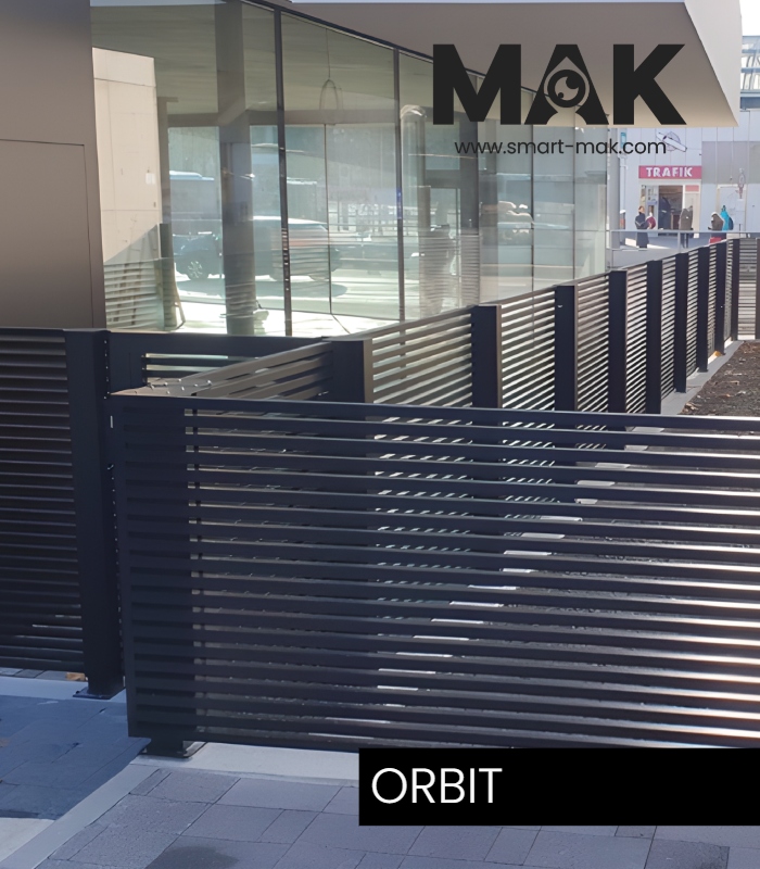 Premium Alu Zaun mit Gehtüre ORBIT