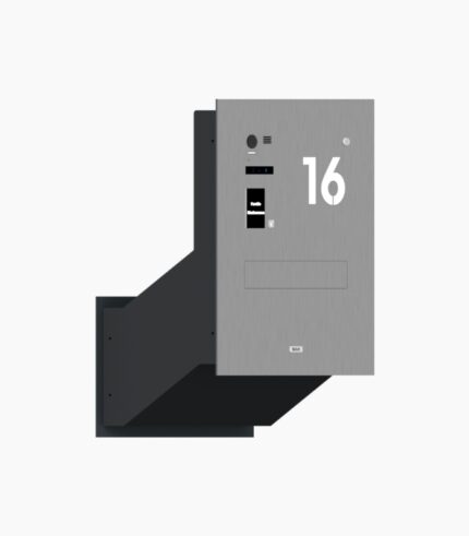 Durchwurf Briefkasten-Sprechanlage CUBE mit Video-Sprechanlage